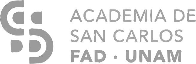 Logotipo de la Academia de San Carlos de la Facultad de Artes y Diseño de la UNAM.