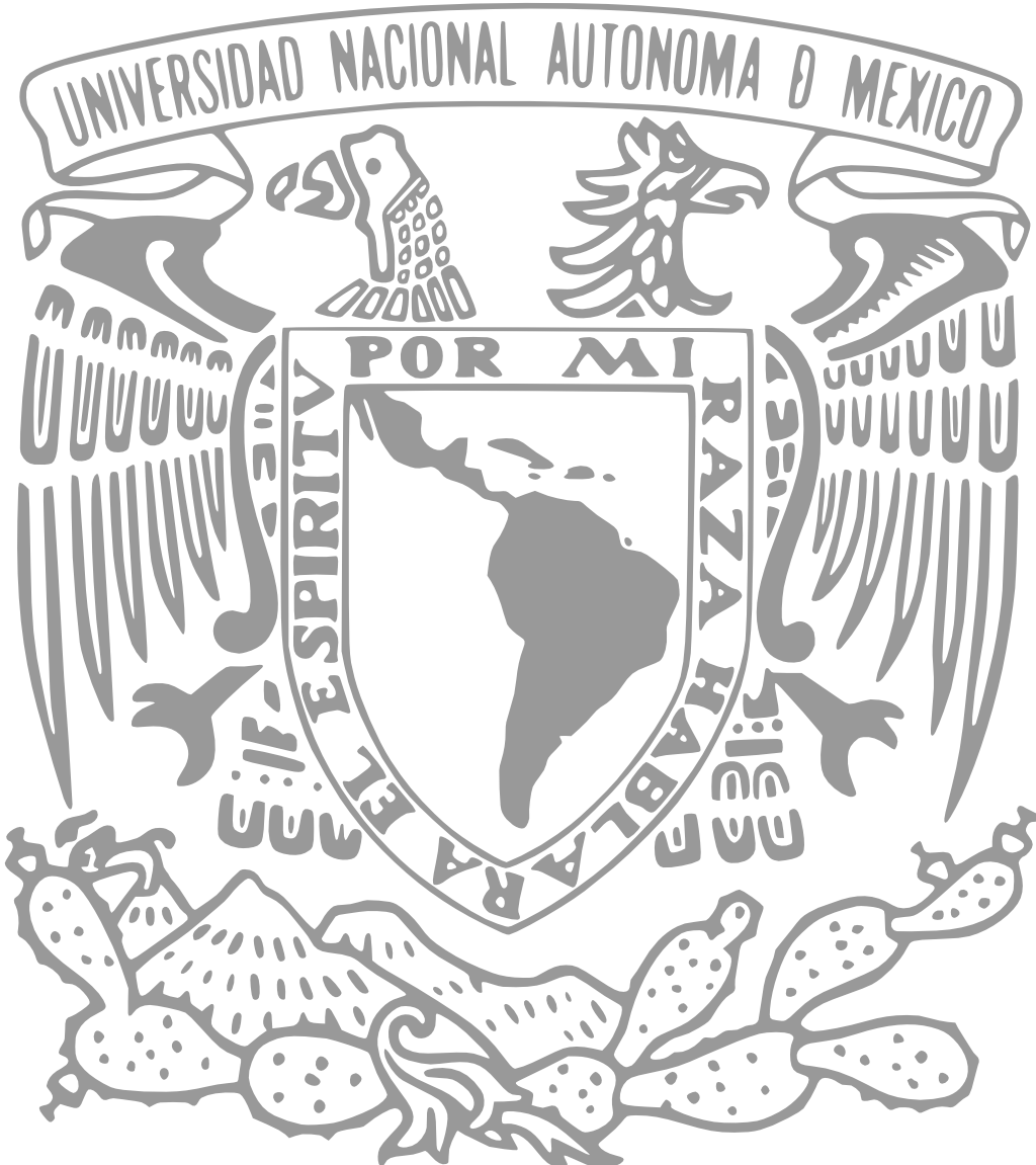 Escudo de la Universidad Nacional Autónoma de México, institución donde cursé la Licenciatura en Artes Visuales en la Facultad de Artes y Diseño.