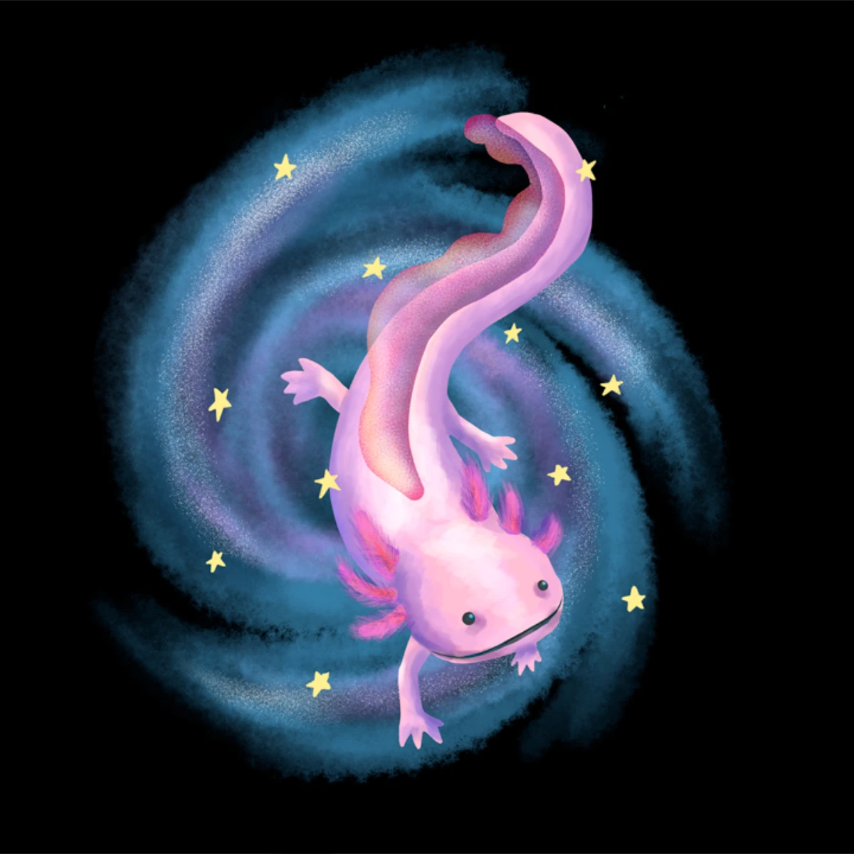 Selección de animales ilustrados de la colección Curious Aminals creada para Silkye.