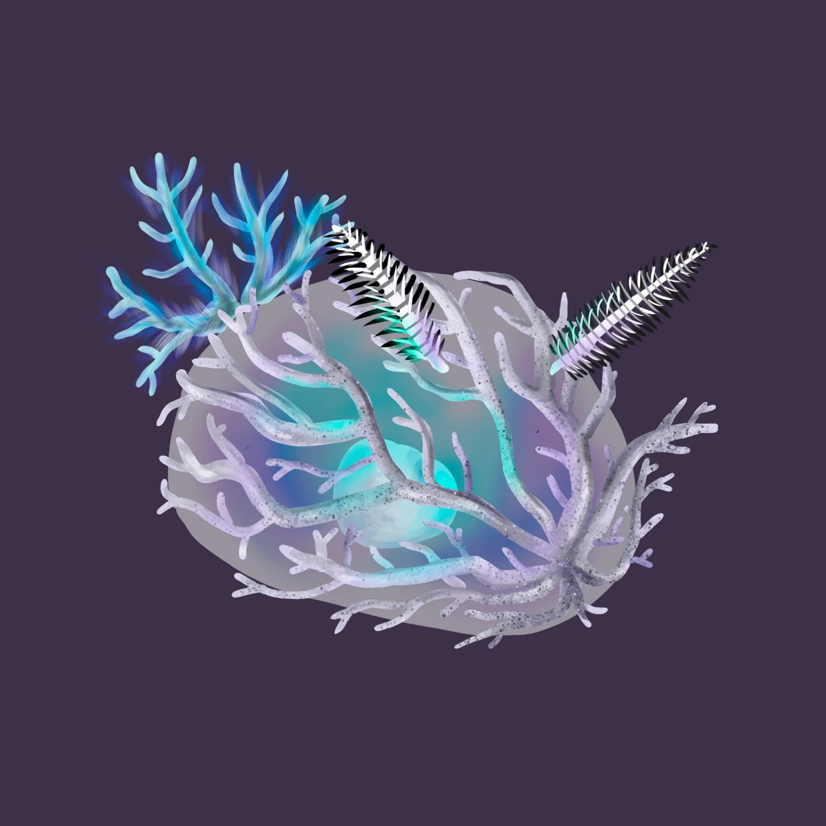 Selección de animales ilustrados de la colección Curious Aminals creada para Silkye.