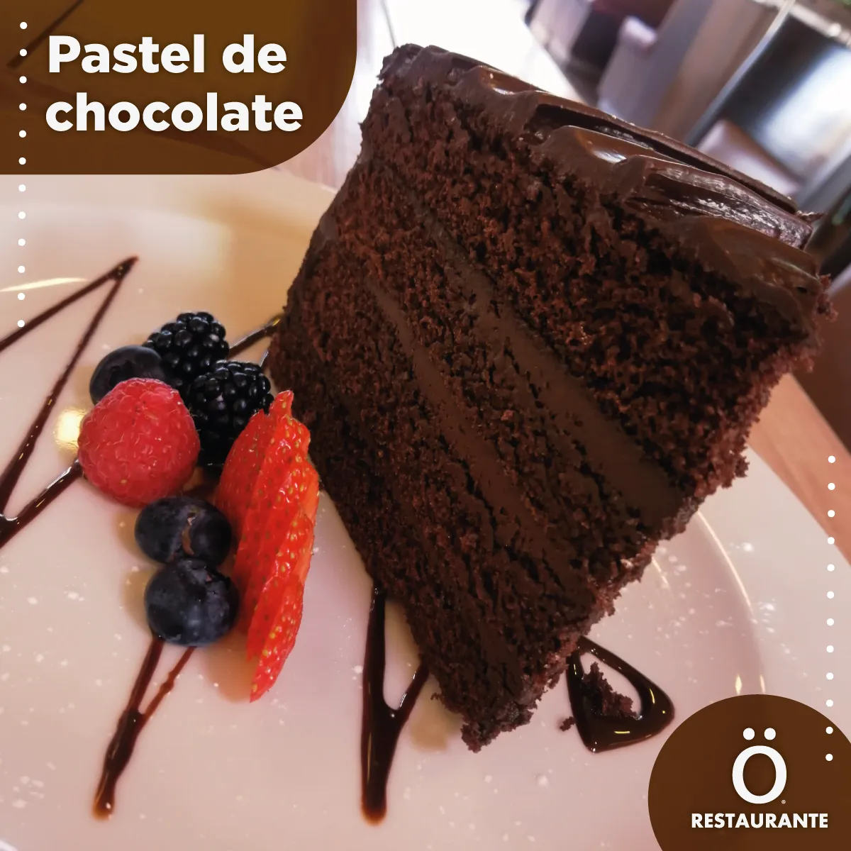 Portada de menu infantil pra Ö Restaurante