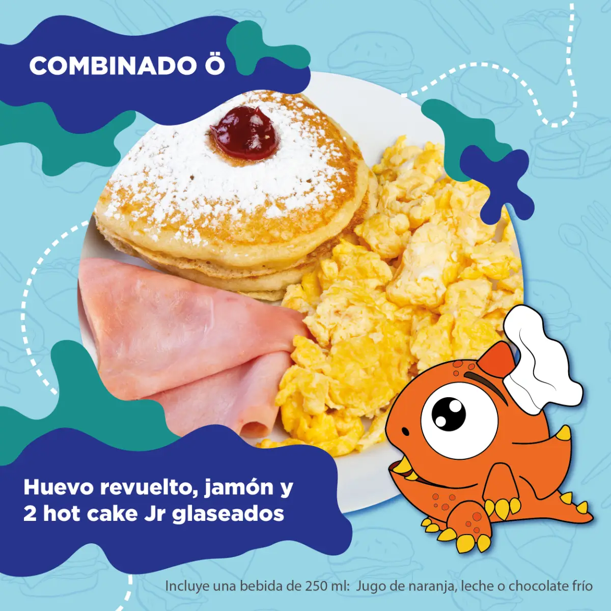 Portada de menu infantil pra Ö Restaurante
