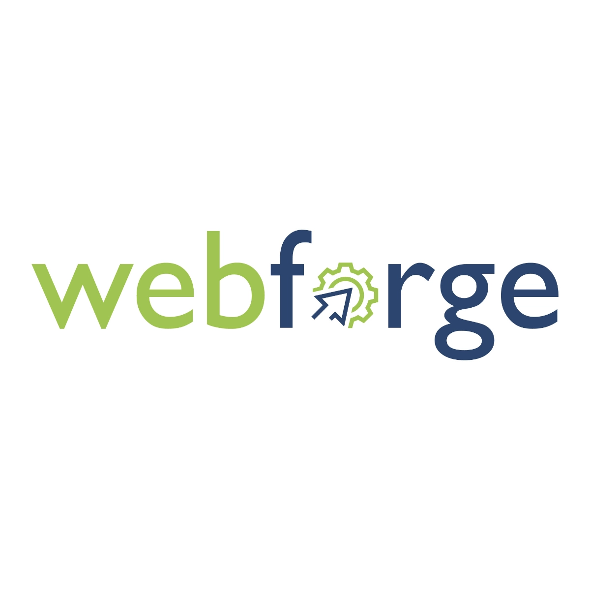 dentidad visual de Webforge, plataforma de creación de sitios web para negocios locales que posteriormente evolucionó a via.site.